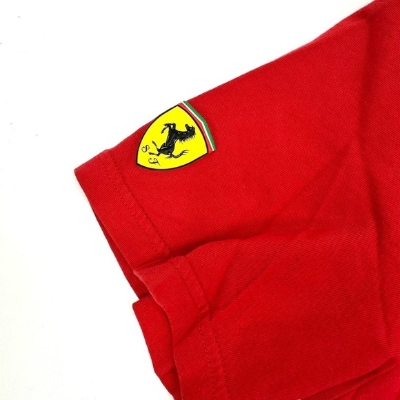 Ferrari Puma Tee Shirt Adult Small Red Short Sleeve Logo Graphic Top Racing - Picture 3 of 12
